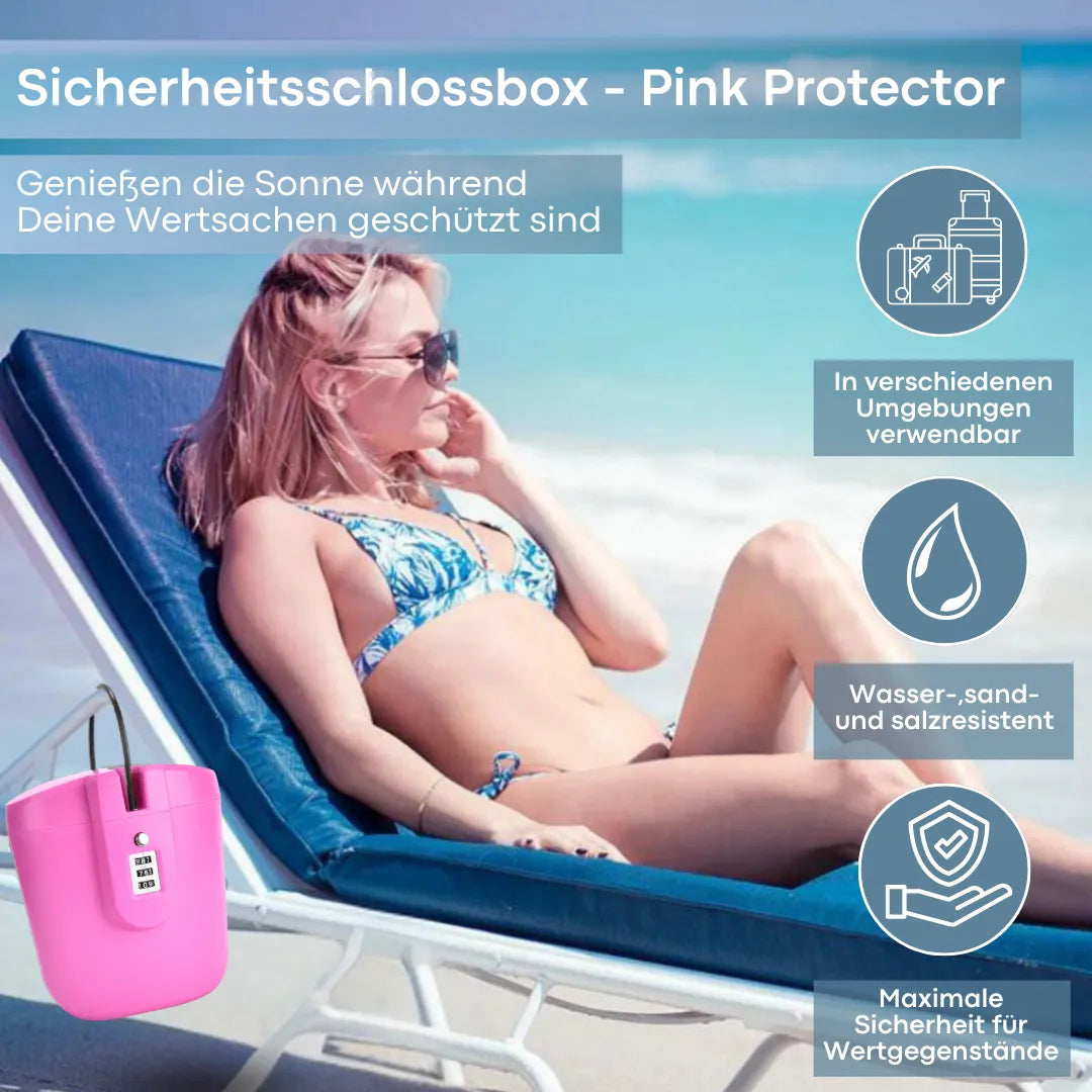 Sicherheitsschlossbox Pink Protector