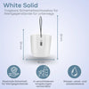 Sicherheitsschlossbox White Solid