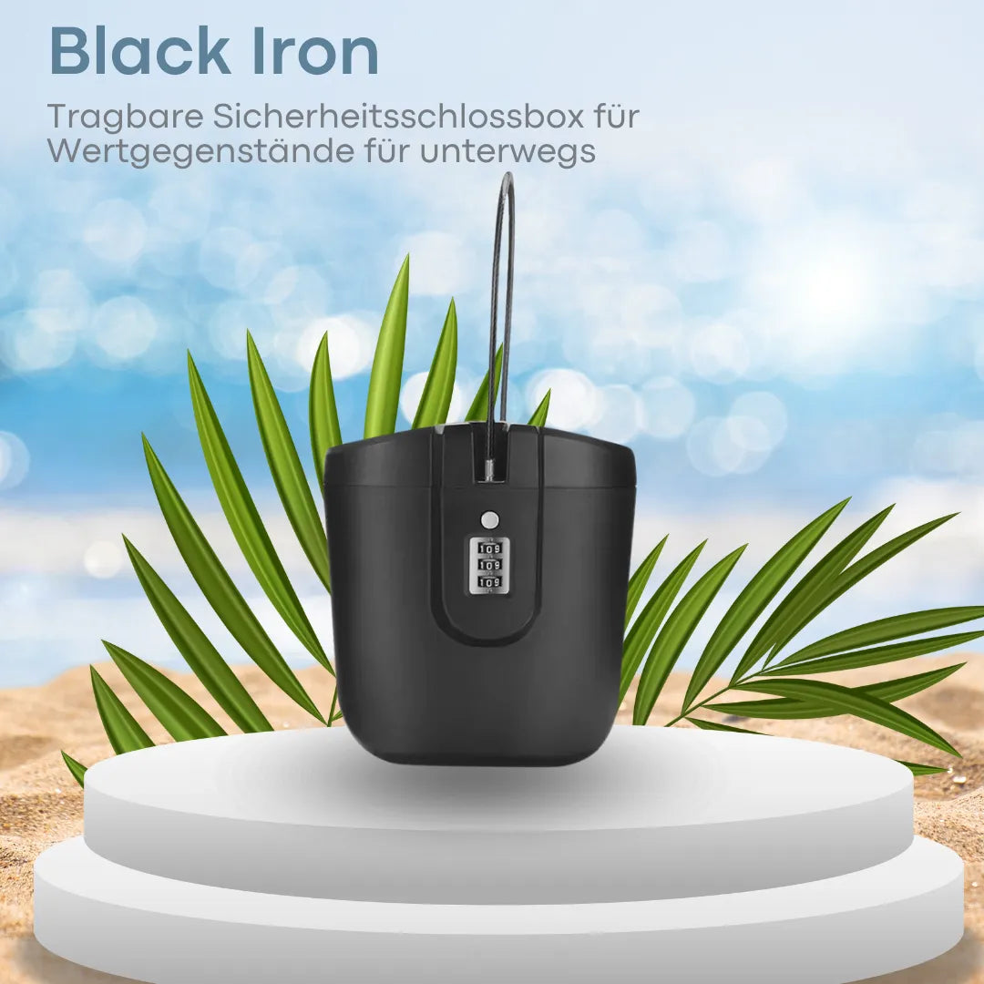 Sicherheitsschlossbox Black Iron