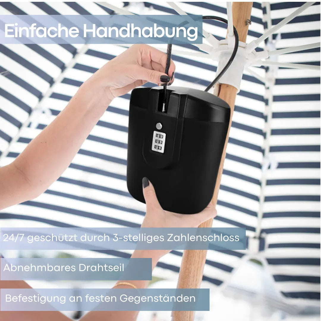 Sicherheitsschlossbox Black Iron